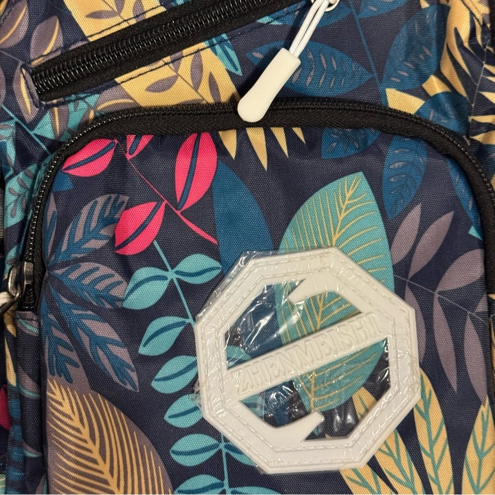 1975 Limited Edition Leaf Print Shoulder Bag - Multicolor - Picture 4 of 4